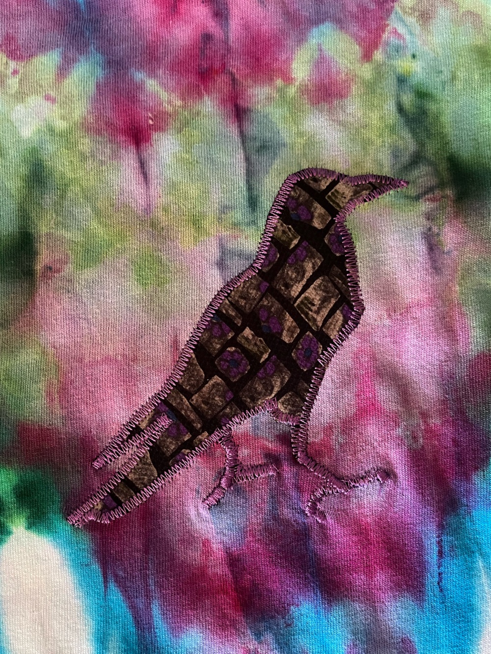 J Garcia Ice Dyed Crow 🐦⬛ tshirt festival lot shakedown Grateful ⚡️dead company